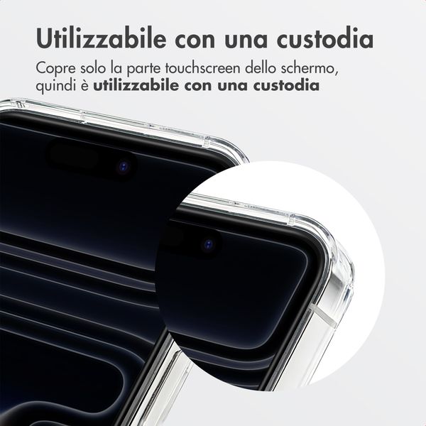 Accezz Vetro temperato privacy + Applicatore Apple iPhone 17 Pro