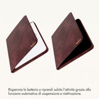 Selencia Custodia a libro Croco Apple iPad Air 11 pollici (2026) M4 / (2025) M3 / (2024) M2 / Air 5 (2022) / Air 4 (2020) - Burgundy
