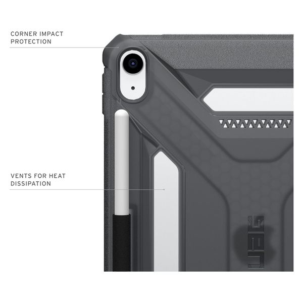 UAG Custodia posteriore Scout LT Apple iPad 11 (2025) 11 pollici A16 / iPad 10 (2022) 10.9 pollici - Ash