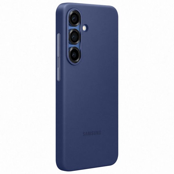 Samsung Cover originale in silicone Samsung Galaxy S25 - Blu