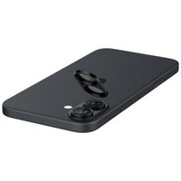 Spigen Optik Lens Protector - Protezione completa della fotocamera (confezione da 2) per Apple iPhone 16 / 16 Plus - Black