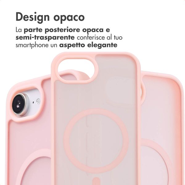 imoshion Cover posteriore Color Guard con MagSafe Apple iPhone 17e / 16e - Rosa chiaro