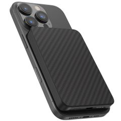 Accezz Kevlar Powerbank 5.000 mAh - MagSafe e Qi - Nero