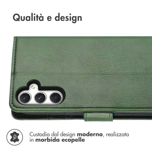 imoshion Cover a libro di Lusso Samsung Galaxy A25 (5G) - Verde