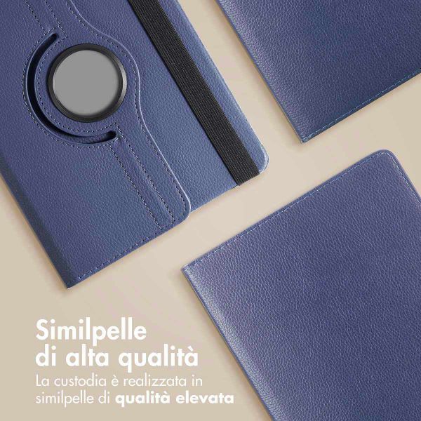 imoshion Cover Girevole a 360° Samsung Galaxy Tab S10 Plus / Tab S9 FE Plus / Tab S9 Plus - Blu scuro