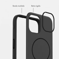 imoshion Cover posteriore Color con Thin MagSafe Ring Apple iPhone 14 / 13 - Nero