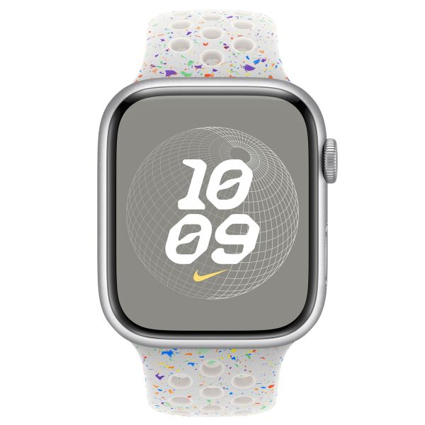 Apple Cinturino Nike Sport Apple Watch | 44/45/46/49 mm - Taglia M/L - Pure Platinum