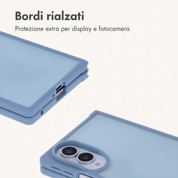 imoshion Cover posteriore Color Guard Samsung Galaxy Z Fold 8 - Azzurro
