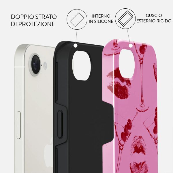 Burga Cover Posteriore Resistente Apple iPhone 17e / 16e - Call me