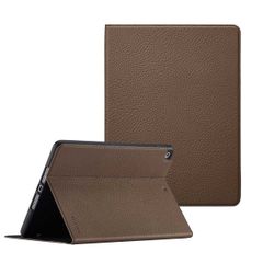 Selencia Cover Riva Apple iPad 9 (2021) 10.2 pollici / iPad 8 (2020) 10.2 pollici / iPad 7 (2019) 10.2 pollici - Mocha Brown