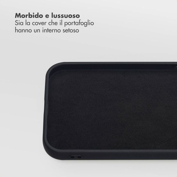Selencia Libreria rimovibile Olyn con MagSafe Apple iPhone 14 / 13 - Nero