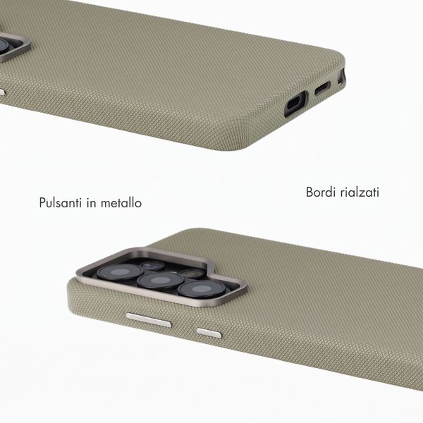 Accezz Cover Mesh con MagSafe Samsung Galaxy S26 Ultra - Grigio scuro