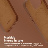Accezz Cover in Pelle con MagSafe Apple iPhone 15 Pro - Sienna Brown