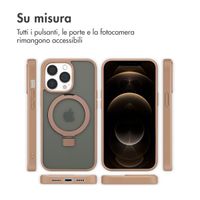 Accezz Cover con anello e supporto con MagSafe Apple iPhone 13 Pro - Marrone
