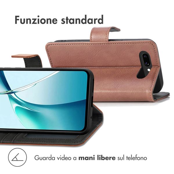 imoshion Cover a libro di Lusso Google Pixel 9A - Marrone