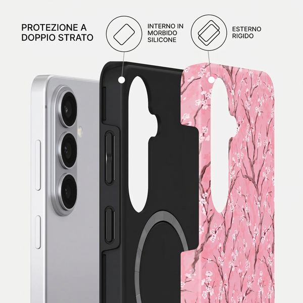 Burga Cover Posteriore Resistente con MagSafe Samsung Galaxy S26 - Sakura