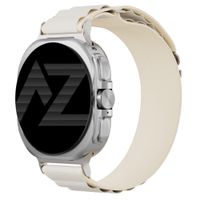 Accezz Cinturino in nylon Alpine Samsung Galaxy Watch Ultra 2 (2026) / Ultra (2024/2025) - Luce stellare