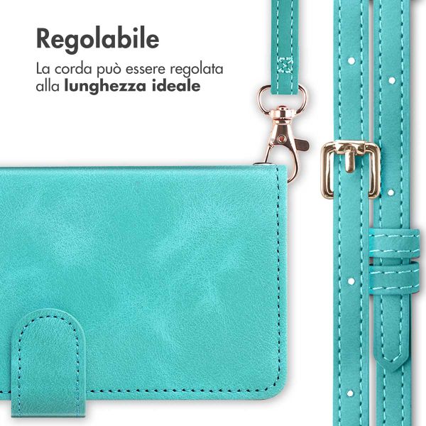 imoshion Cover a libro con Cordino Samsung Galaxy A36 - Turchese