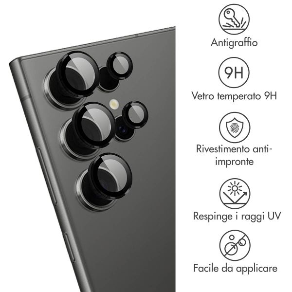 imoshion 2 Pack protezione lente fotocamera Samsung Galaxy S24 Ultra - Nero