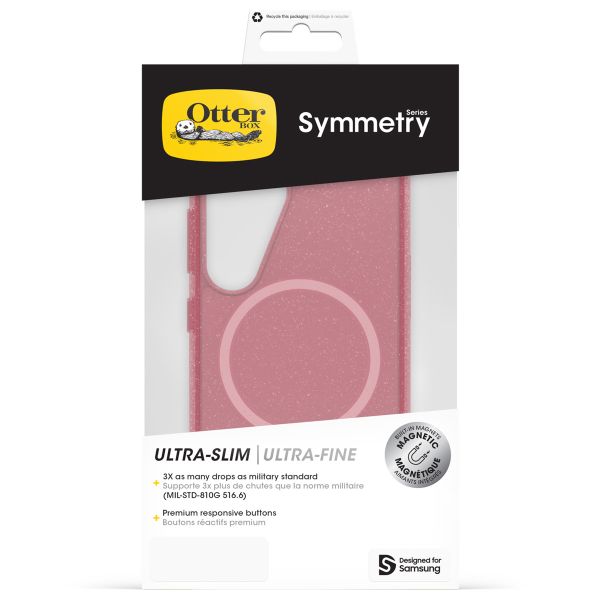 OtterBox Cover Posteriore Trasparente Symmetry con MagSafe Samsung Galaxy S25 - Thimbleberry