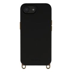 Selencia Rivièra MagSafe Backcover met afneembare haakjes Apple iPhone 17e / 16e - Velvet Black