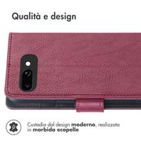 imoshion Cover a libro di Lusso Google Pixel 9A - Bordeaux