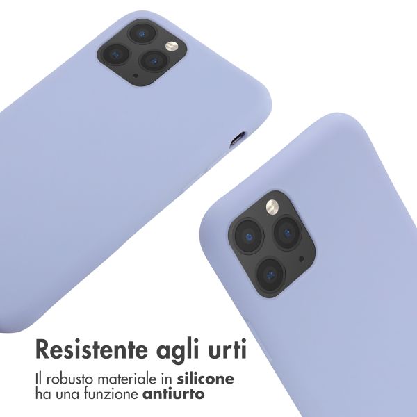 imoshion Cover in Silicone con Cordino Apple iPhone 11 Pro - Viola