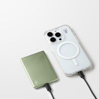 iDeal of Sweden MagSafe Powerbank Slim 5.000 mAh - Powerbank wireless - Sage Green