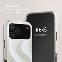 Selencia Cover posteriore Vivid con MagSafe Apple iPhone 17 Pro Max - Desert Waves Beige
