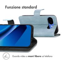 imoshion Cover a libro di Lusso Google Pixel 10a - Azzurro