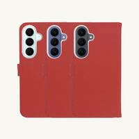 Selencia Cover a libro in vera pelle Samsung Galaxy S26 FE - Rosso
