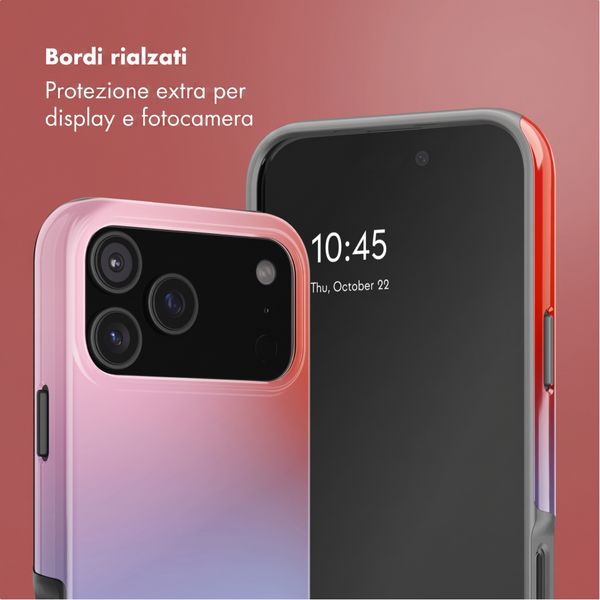 Selencia Cover posteriore Vivid con MagSafe Apple iPhone 18 Pro Max / 17 Pro Max - Gradient Soft Blush