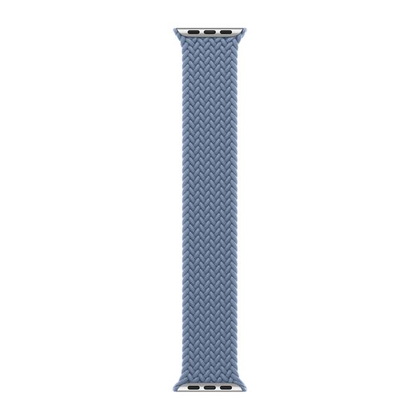 Apple Cinturino Solo intrecciato Apple Watch | 38/40/41/42 mm - Taglia 6 - Slate Blue