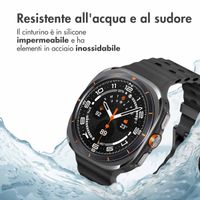 imoshion Cinturino Ocean in silicone Samsung Galaxy Watch Ultra (2024/2025) - Nero
