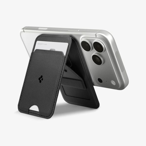 Spigen Portacarte con MagSafe Slim Fold - Black