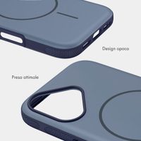 imoshion Cover posteriore Color con Thin MagSafe Ring Apple iPhone 16 - Blu scuro