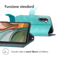 imoshion Cover a libro con Cordino Samsung Galaxy A36 - Turchese