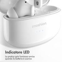 imoshion Aura Pro Auricolari in-ear wireless - Cancellazione attiva del rumore (ANC) - Bianco