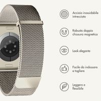 imoshion Cinturino milanese magnetico Apple Watch | 38/40/41/42 mm - Starlight