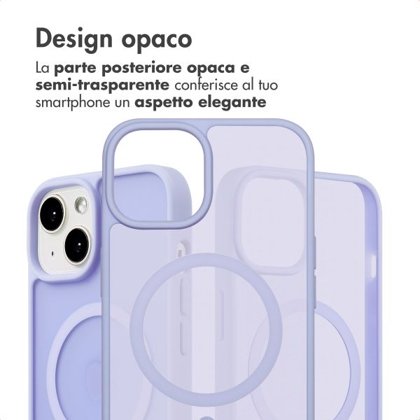 imoshion Cover posteriore Color Guard con MagSafe Apple iPhone 14 / 13 - Lilla