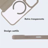 imoshion Bookcase trasparente con MagSafe Apple iPhone 17 Pro - Beige