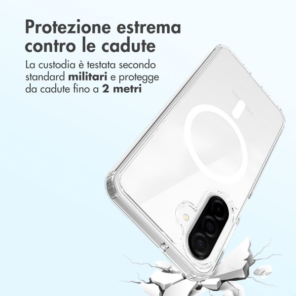 Accezz Cover posteriore Xtreme Impact con MagSafe Samsung Galaxy A17 (5G) / (4G) - Trasparente