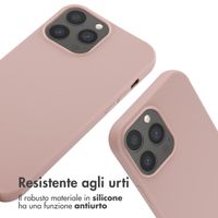 imoshion Cover in Silicone con Cordino Apple iPhone 13 Pro Max - Sand Pink