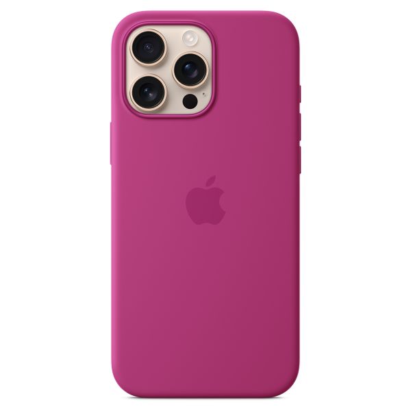 Apple Cover Posteriore in Silicone con MagSafe Apple iPhone 16 Pro Max - Fucsia