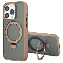 Accezz Cover con anello e supporto con MagSafe Apple iPhone 14 Pro - Marrone