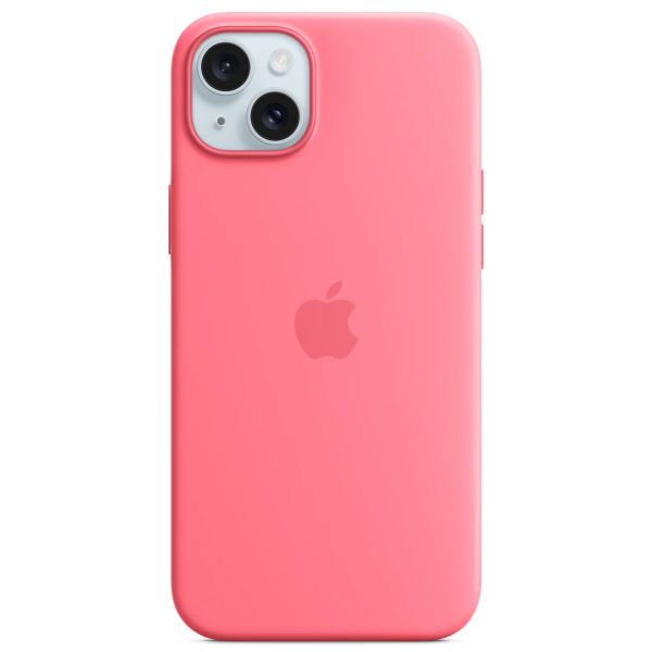 Apple Cover Posteriore in Silicone con MagSafe Apple iPhone 15 Plus - Rosa