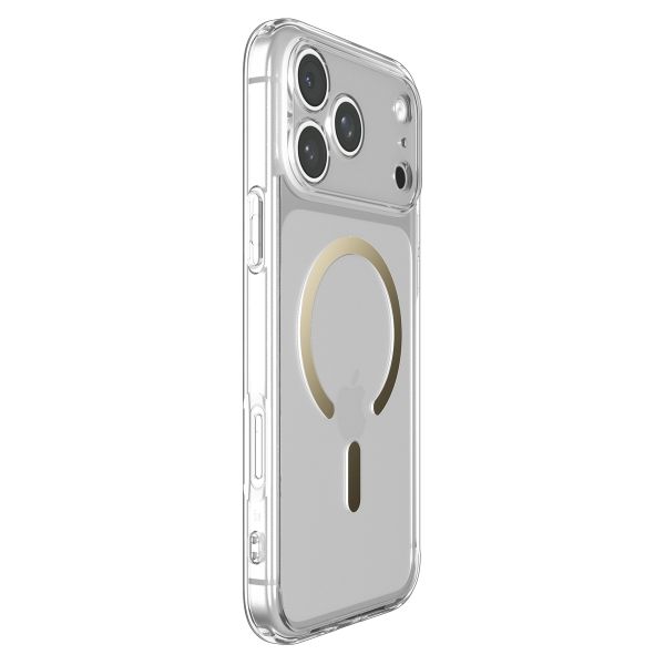 Spigen Cover Posteriore Ultra Ibrida con MagSafe Apple iPhone 18 Pro Max / 17 Pro Max - Clear Gold