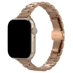 Selencia Cinturino sottile in acciaio a maglie Apple Watch | 38/40/41/42 mm - Oro rosa