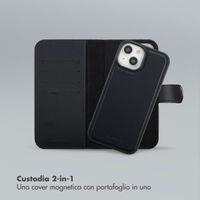 Selencia Libreria rimovibile Olyn con MagSafe Apple iPhone 15 - Nero