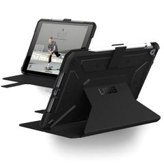 UAG Cover a libro Metropolis Apple iPad 9 (2021) 10.2 pollici / iPad 8 (2020) 10.2 pollici / iPad 7 (2019) 10.2 pollici - Nero